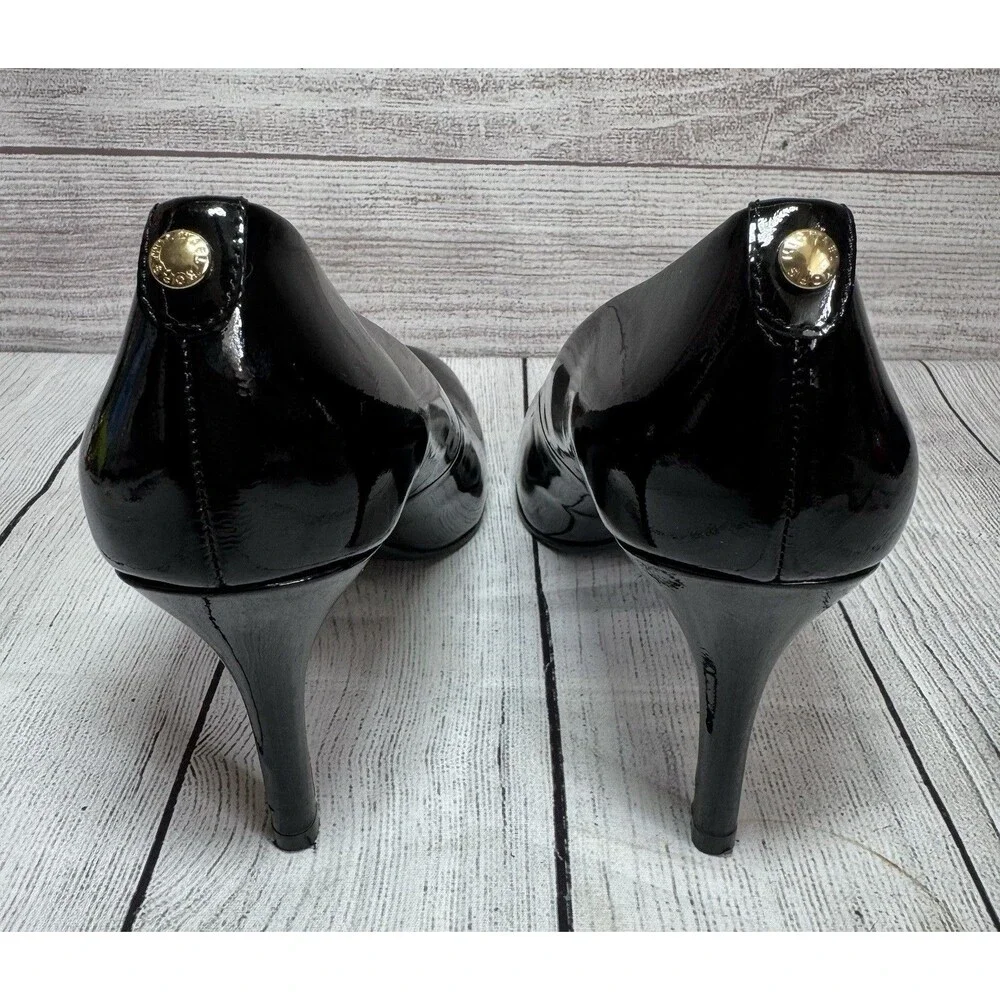Michael Kors Black Patent Leather Shoes  3.5” Heel Women 7 M Flex Pump